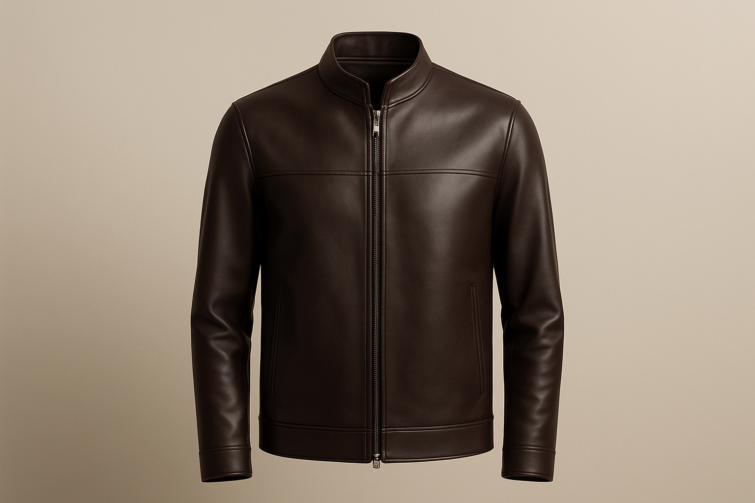 Designing a Modern Minimalist Leather Jacket